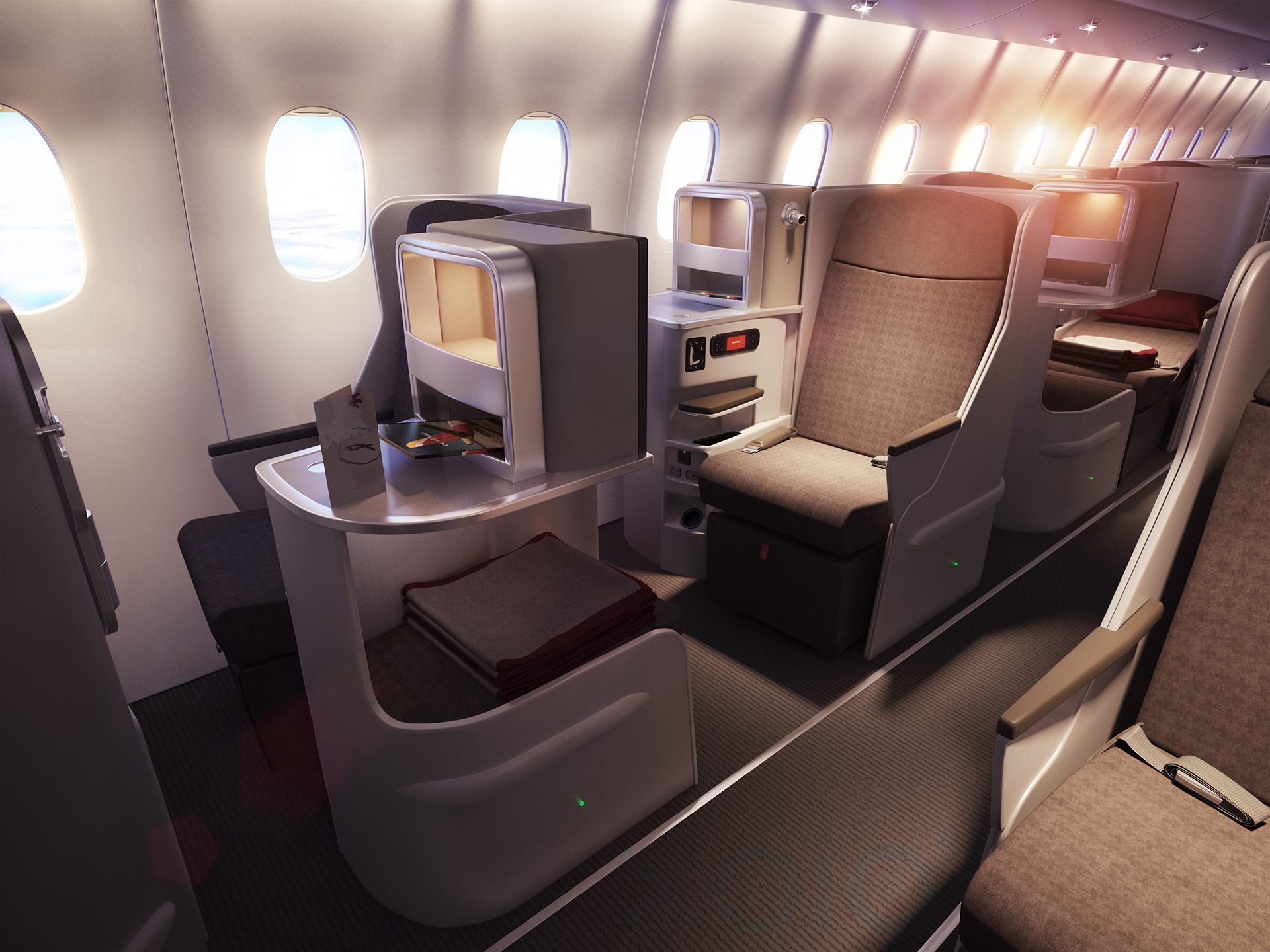 Iberia new business class aircraft interiors business