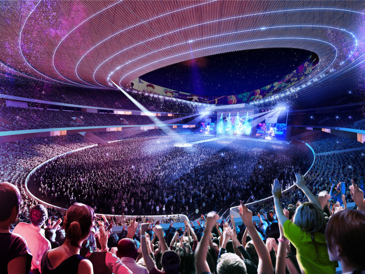Stadion Visualisierung Concert