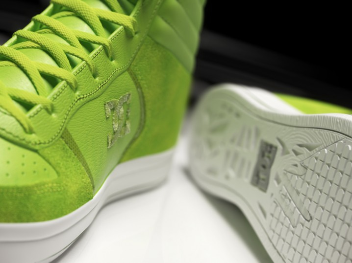 Produktvisualisierung Schuh DC Sneaker Detail A
