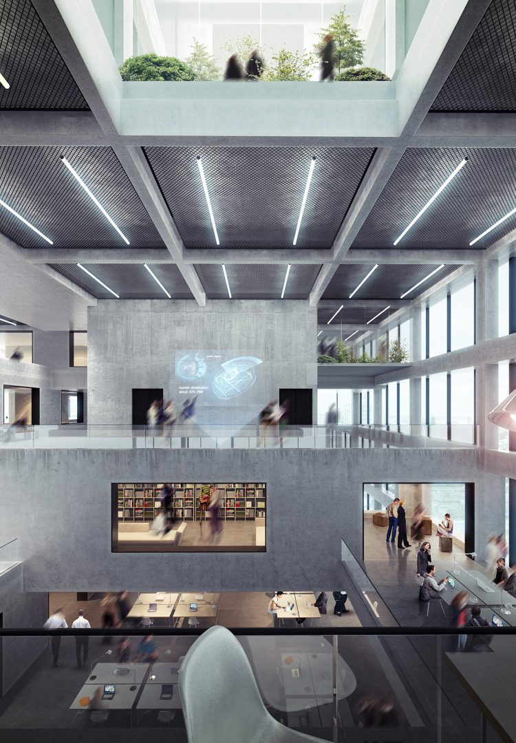 Axel Springer Verlag - Wettbewerbsvisualisierung- Interior