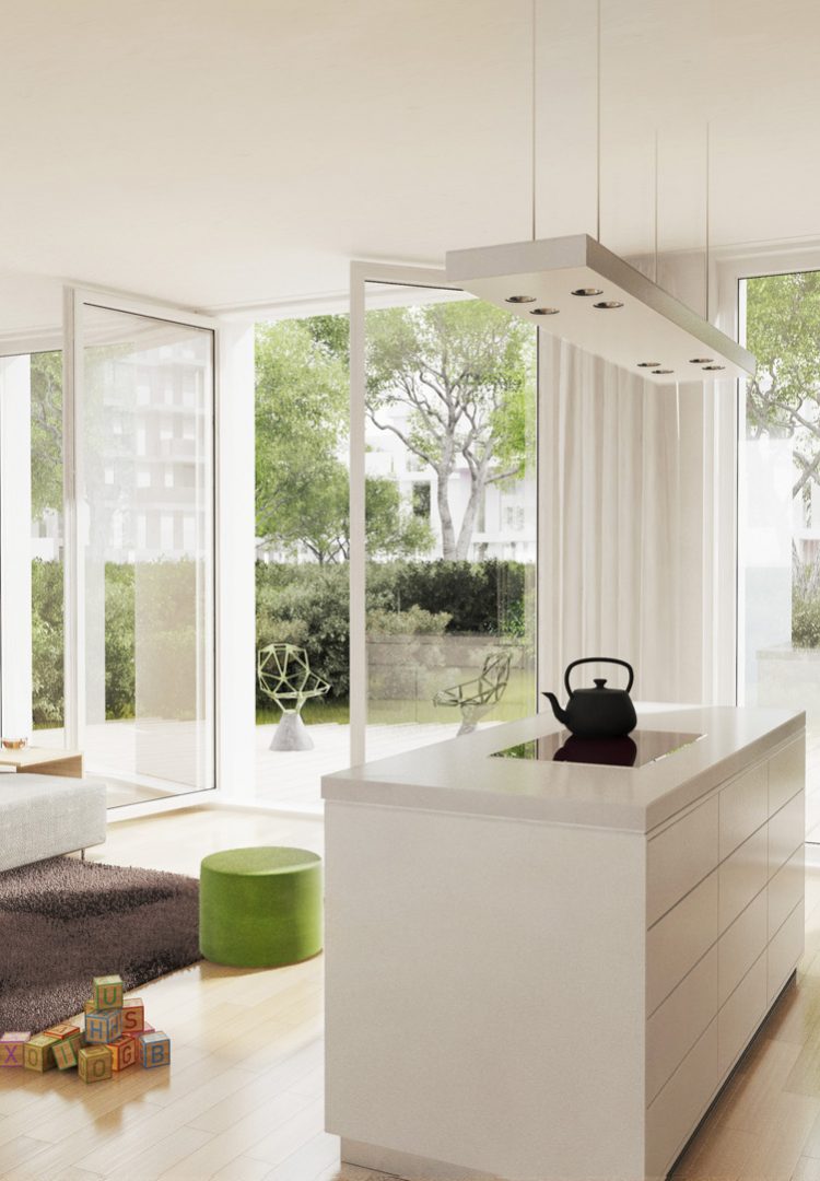 Innenraumvisualisierung Gartenhaus